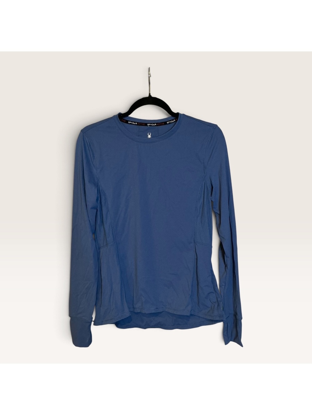Spyder Active Long Sleeve Performance Shirt in Blue, Size M